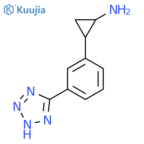 2-3-(1H-1,2,3,4-tetrazol-5-yl)phenylcyclopropan-1-amine structure