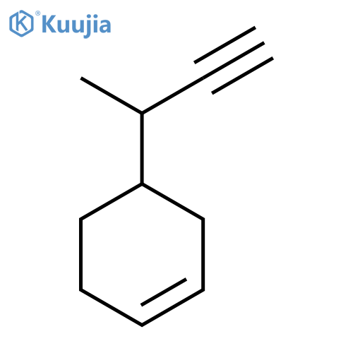 4-(but-3-yn-2-yl)cyclohex-1-ene structure
