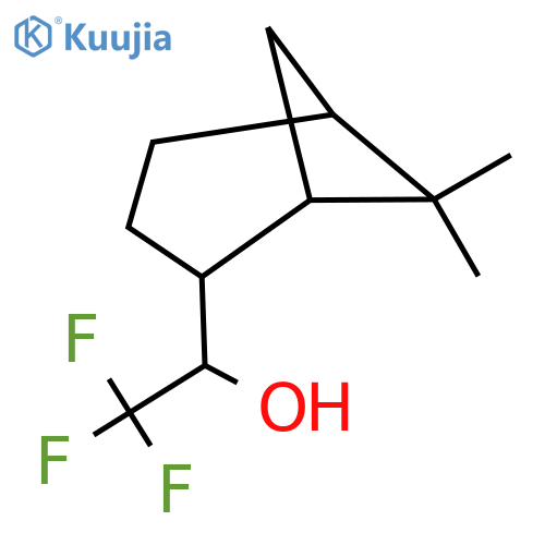 1-{6,6-dimethylbicyclo3.1.1heptan-2-yl}-2,2,2-trifluoroethan-1-ol structure