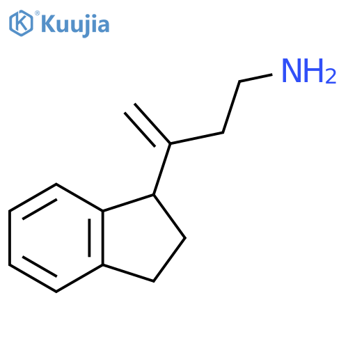 3-(2,3-dihydro-1H-inden-1-yl)but-3-en-1-amine structure