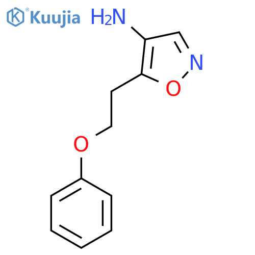 5-(2-phenoxyethyl)-1,2-oxazol-4-amine structure