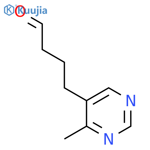 4-(4-methylpyrimidin-5-yl)butanal structure