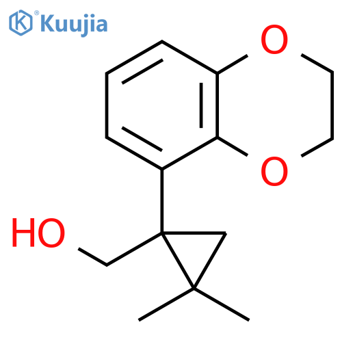1-(2,3-dihydro-1,4-benzodioxin-5-yl)-2,2-dimethylcyclopropylmethanol structure