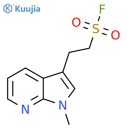 2-{1-methyl-1H-pyrrolo2,3-bpyridin-3-yl}ethane-1-sulfonyl fluoride structure