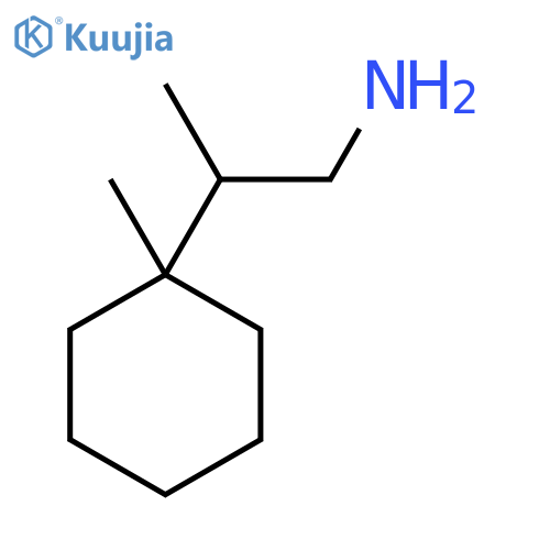 2-(1-methylcyclohexyl)propan-1-amine structure