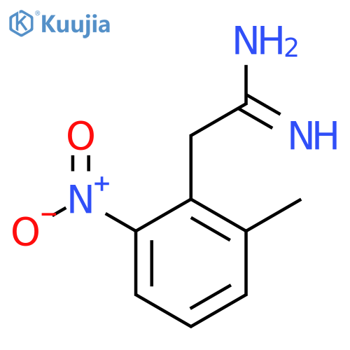 2-(2-methyl-6-nitrophenyl)ethanimidamide structure
