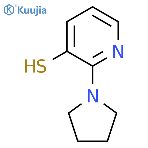 2-(pyrrolidin-1-yl)pyridine-3-thiol structure