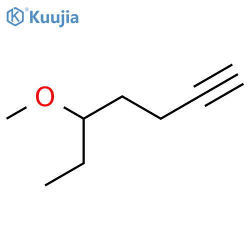 5-methoxyhept-1-yne structure