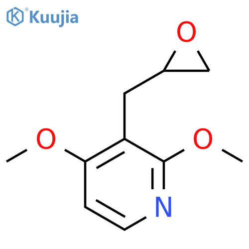 2,4-dimethoxy-3-(oxiran-2-yl)methylpyridine structure