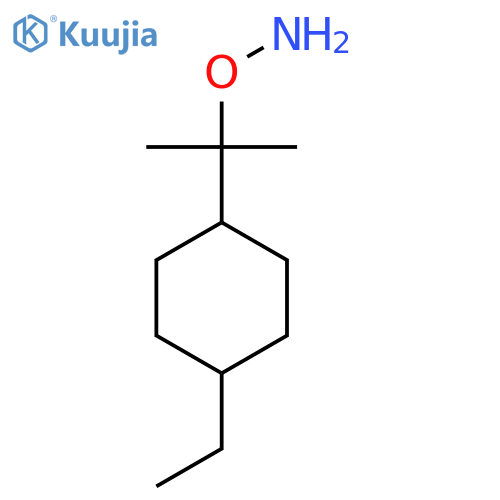 O-2-(4-ethylcyclohexyl)propan-2-ylhydroxylamine structure