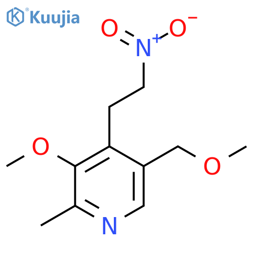 3-methoxy-5-(methoxymethyl)-2-methyl-4-(2-nitroethyl)pyridine structure