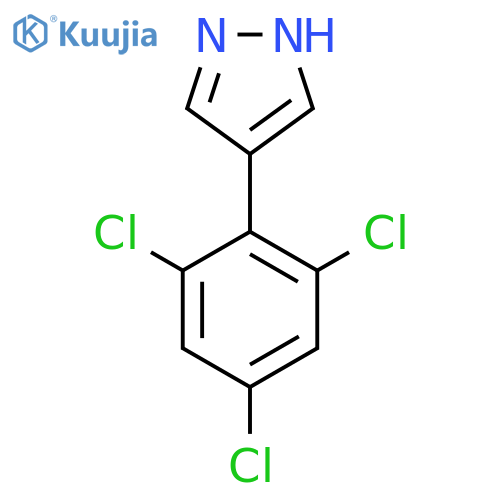 4-(2,4,6-trichlorophenyl)-1H-pyrazole structure