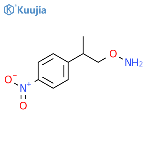 O-2-(4-nitrophenyl)propylhydroxylamine structure