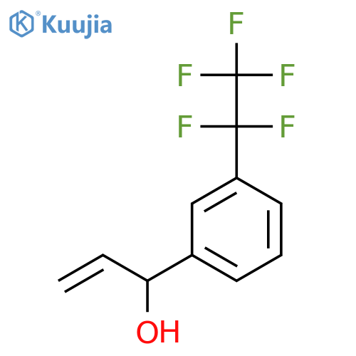 1-3-(pentafluoroethyl)phenylprop-2-en-1-ol structure