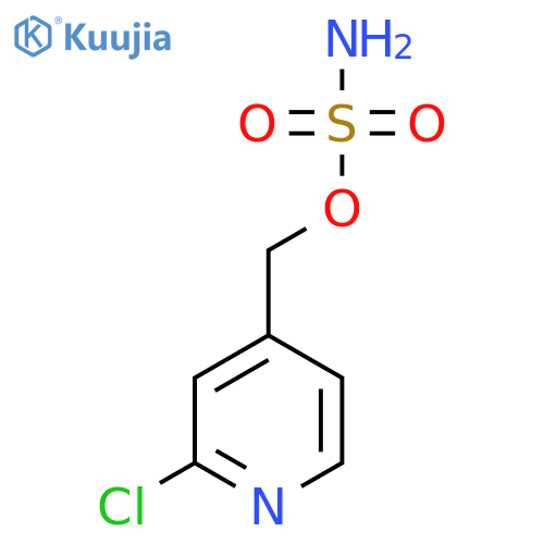 (2-chloropyridin-4-yl)methyl sulfamate structure