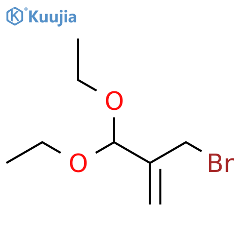 2-(bromomethyl)-3,3-diethoxyprop-1-ene structure
