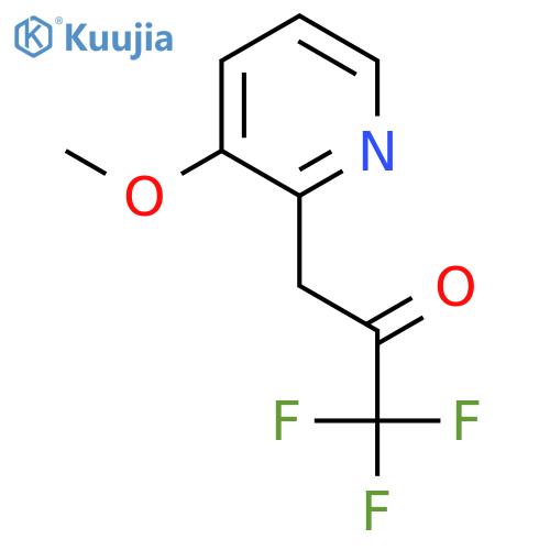 1,1,1-trifluoro-3-(3-methoxypyridin-2-yl)propan-2-one structure