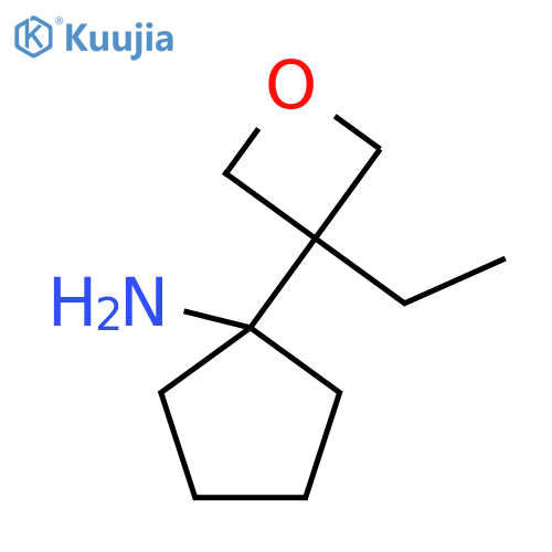 1-(3-ethyloxetan-3-yl)cyclopentan-1-amine structure