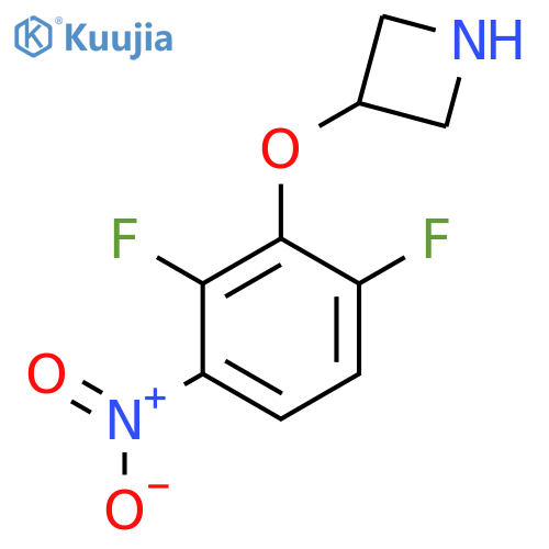 3-(2,6-difluoro-3-nitrophenoxy)azetidine structure