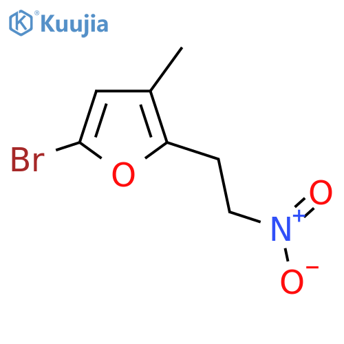 5-bromo-3-methyl-2-(2-nitroethyl)furan structure
