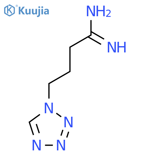 4-(1H-1,2,3,4-tetrazol-1-yl)butanimidamide structure
