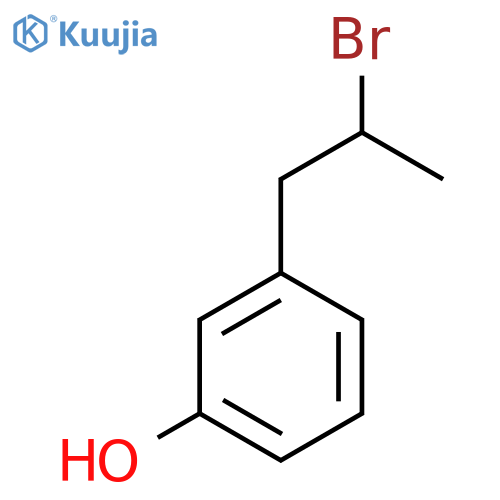 3-(2-bromopropyl)phenol structure