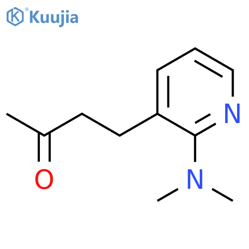 4-2-(dimethylamino)pyridin-3-ylbutan-2-one structure