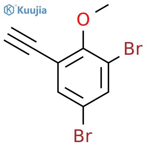 1,5-dibromo-3-ethynyl-2-methoxybenzene structure