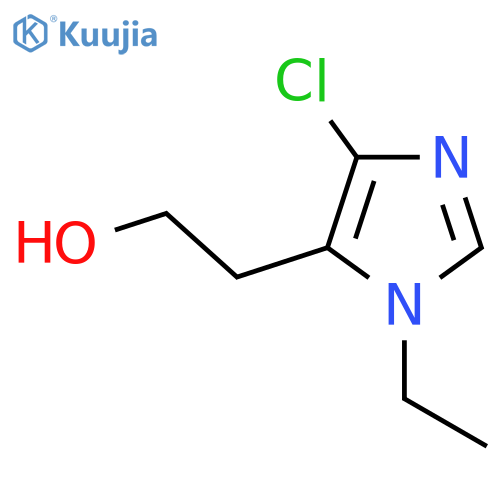 2-(4-chloro-1-ethyl-1H-imidazol-5-yl)ethan-1-ol structure