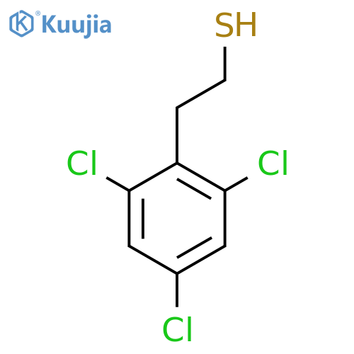 2-(2,4,6-trichlorophenyl)ethane-1-thiol structure