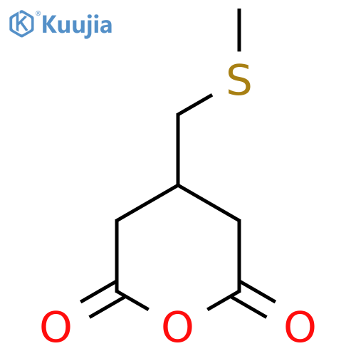 4-(methylsulfanyl)methyloxane-2,6-dione structure