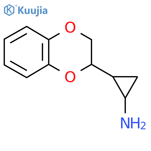 2-(2,3-dihydro-1,4-benzodioxin-2-yl)cyclopropan-1-amine structure