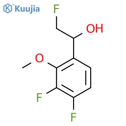 1-(3,4-difluoro-2-methoxyphenyl)-2-fluoroethan-1-ol structure