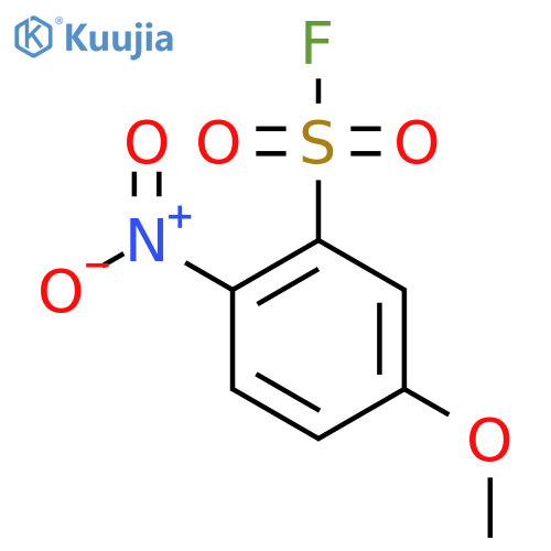 5-methoxy-2-nitrobenzene-1-sulfonyl fluoride structure
