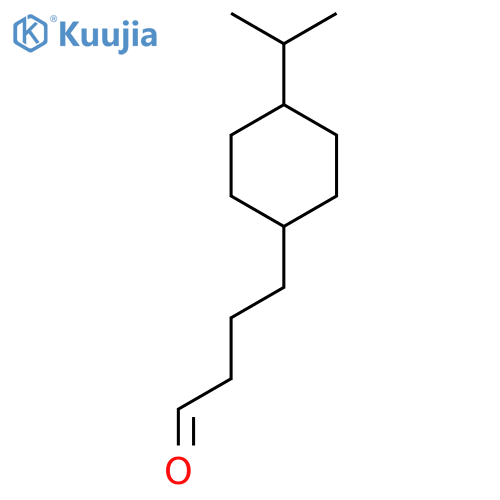 4-4-(propan-2-yl)cyclohexylbutanal structure