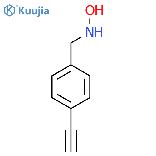 N-(4-ethynylphenyl)methylhydroxylamine structure