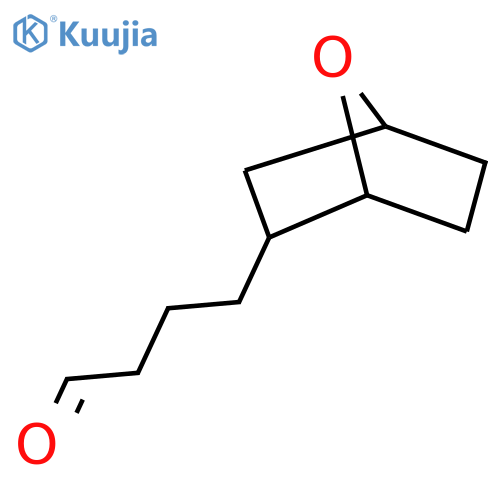 4-{7-oxabicyclo2.2.1heptan-2-yl}butanal structure