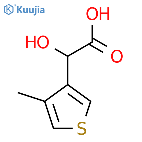 2-hydroxy-2-(4-methylthiophen-3-yl)acetic acid structure