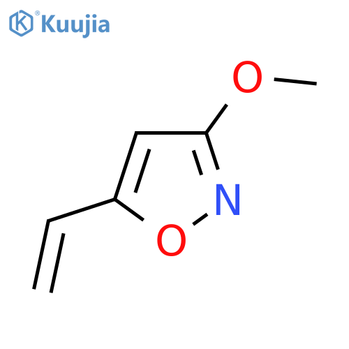 5-ethenyl-3-methoxy-1,2-oxazole structure