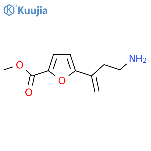 methyl 5-(4-aminobut-1-en-2-yl)furan-2-carboxylate structure