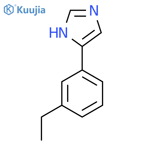 4-(3-ethylphenyl)-1H-imidazole structure