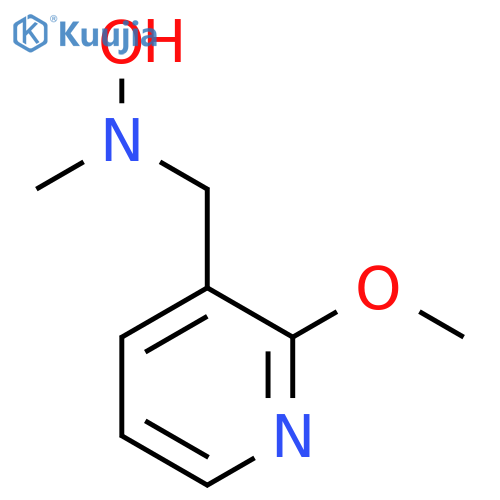 N-(2-methoxypyridin-3-yl)methyl-N-methylhydroxylamine structure