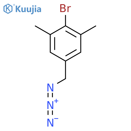 5-(azidomethyl)-2-bromo-1,3-dimethylbenzene structure
