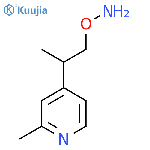 O-2-(2-methylpyridin-4-yl)propylhydroxylamine structure