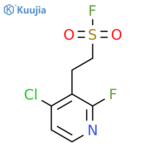 2-(4-chloro-2-fluoropyridin-3-yl)ethane-1-sulfonyl fluoride structure