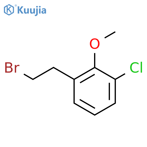 1-(2-bromoethyl)-3-chloro-2-methoxybenzene structure