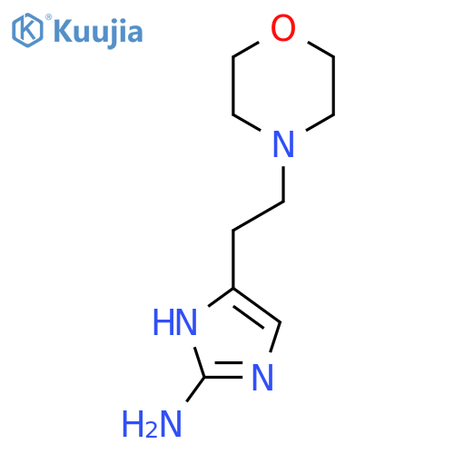 5-2-(morpholin-4-yl)ethyl-1H-imidazol-2-amine structure