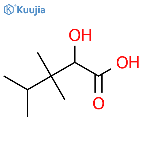 2-hydroxy-3,3,4-trimethylpentanoic acid structure