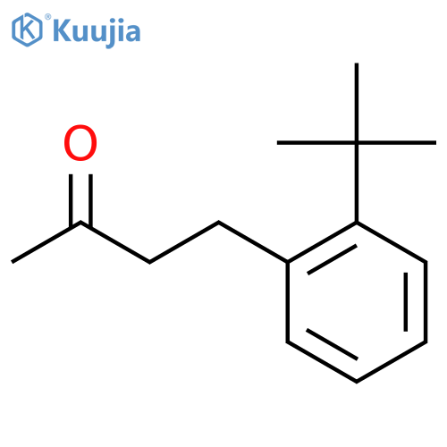 4-(2-tert-butylphenyl)butan-2-one structure