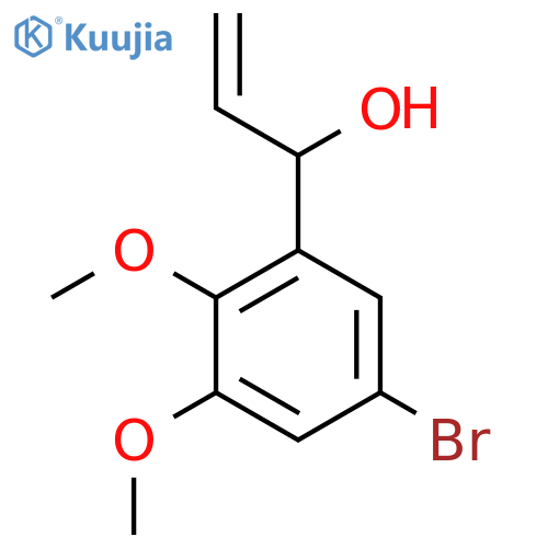 1-(5-bromo-2,3-dimethoxyphenyl)prop-2-en-1-ol structure
